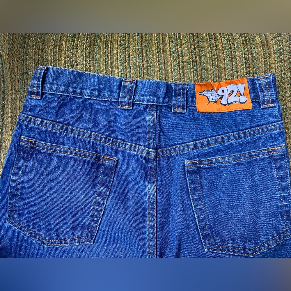 Polar Skate Co 92’ Denim Jeans - Dark Blue Orange size 30x30